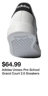 Mark's Adidas Unisex Pre-School Grand Court 2.0 Sneakers offer