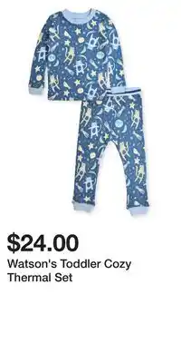 Mark's Watson's Toddler Cozy Thermal Set offer