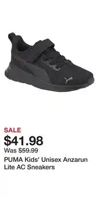 Mark's PUMA Kids' Unisex Anzarun Lite AC Sneakers offer