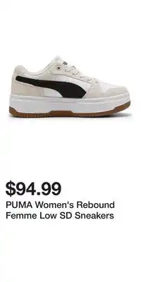 Mark's PUMA Women's Rebound Femme Low SD Sneakers offer