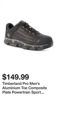 Mark's Timberland Pro Men's Aluminium Toe Composite Plate Powertrain Sport Ripstop Athletic Shoes offer