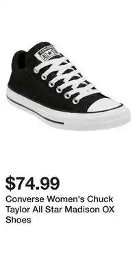 Mark's Converse Women's Chuck Taylor All Star Madison OX Shoes offer
