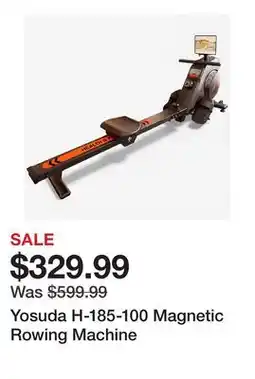 TSC Stores Yosuda H-185-100 Magnetic Rowing Machine offer