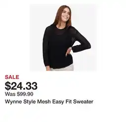 TSC Stores Wynne Style Mesh Easy Fit Sweater offer