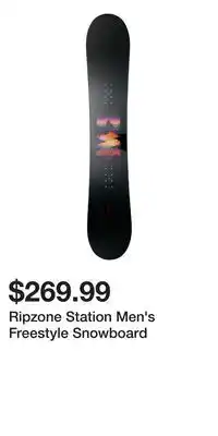 Sport Chek Ripzone Station Men's Freestyle Snowboard offer