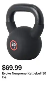 Sport Chek Evoke Neoprene Kettlebell 30 lbs offer