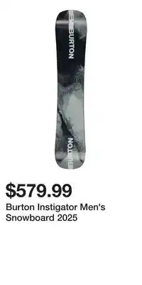 Sport Chek Burton Instigator Men's Snowboard 2025 offer