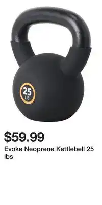 Sport Chek Evoke Neoprene Kettlebell 25 lbs offer