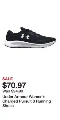 Sport Chek Under Armour Women's Charged Pursuit 3 Running Shoes offer