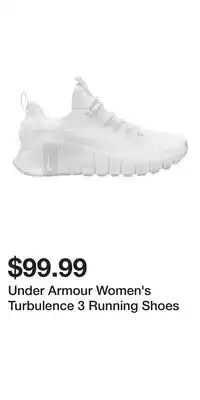 Sport Chek Under Armour Women's Turbulence 3 Running Shoes offer