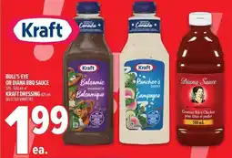 Metro Bull's-eye or diana bbq sauce offer