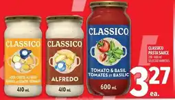 Metro Classico pasta sauce offer