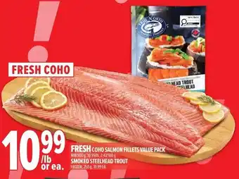 Metro Fresh coho salmon fillets offer