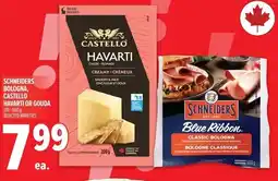 Metro Schneiders bologna, castello havarti or gouda offer