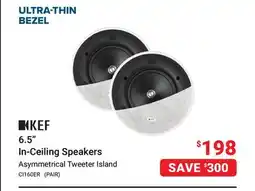 Visions Electronics KEF 6.5 In-Ceiling Speakers offer