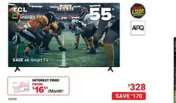 Visions Electronics TCL 55 S45K 4K Smart TV offer