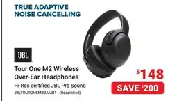 Visions Electronics JBL Tour One M2 Wireless Over-Ear Headphones offer
