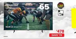 Visions Electronics HISENSE UHD R63N 4K Smart TV offer
