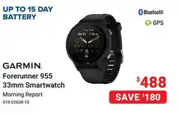 Visions Electronics GARMIN Forerunner 955 33mm Smartwatch offer