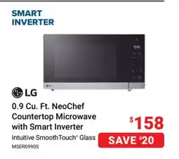 Visions Electronics LG 0.9 Cu. Ft. NeoChef Countertop Microwave with Smart Inverter offer