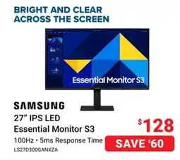Visions Electronics SAMSUNG 27 IPS LED Essential Monitor offer