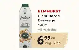 Marche Leo's ELMHURST Plant Based Beverage offer