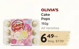 Marche Leo's OLIVIA'S Cake Pops offer
