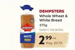 Marche Leo's Dempsters Whole Wheat & White Bread offer