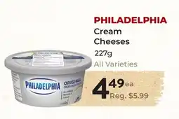 Marche Leo's PHILADELPHIA Cream Cheeses offer