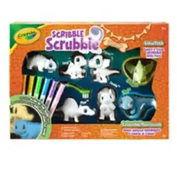 Staples Crayola Scribble Scrubbie Pets Dinosaur Glow Combo Pack offer