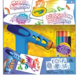 Staples Crayola Marker Airbrush Art Kit offer