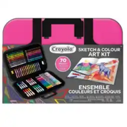Staples Crayola Sketch & Colour Art Kit - Pink offer