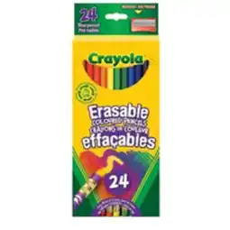 Staples Crayola Erasable Coloured Pencils offer