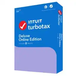 Staples Intuit Turbotax Deluxe Online Edition 2025 - 8 Returns - Bilingual [Digital Download] offer
