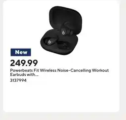 Staples Powerbeats Fit Wireless Noise-Cancelling Workout Earbuds with Ultimate Secure Fit - Jet Black offer