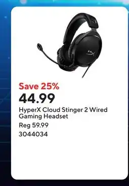 Staples HyperX Cloud Stinger 2 Wired Gaming Headset offer