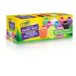 Staples Crayola Neon Washable Project Paint offer