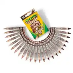 Staples Colours of the World Skin Tone Crayons offer