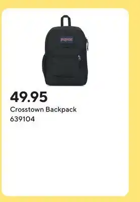 Staples Crosstown Backpack offer