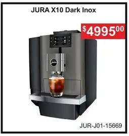 Atlas Tools & Machinery JURA X10 Dark Inox offer
