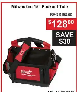 Atlas Tools & Machinery Milwaukee 15 Packout Tote offer