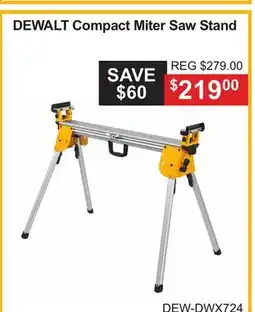 Atlas Tools & Machinery DEWALT Compact Miter Saw Stand offer