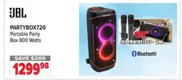 2001 Audio Video PARTYBOX720 JBL Portable Party Box 800 Watts offer
