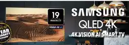2001 Audio Video SAMSUNG QLED 4K 4K VISION AI SMART TV 55 offer