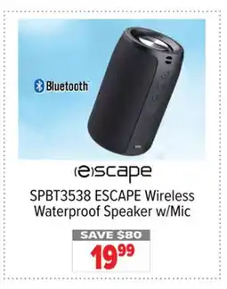 2001 Audio Video ESCAPE Wireless Waterproof Speaker w/Mic offer