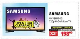 2001 Audio Video SAMSUNG 32 720p Hi-Definition TV offer