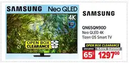 2001 Audio Video QN65QN90D SAMSUNG Neo QLED 4K Tizen OS Smart TV offer