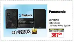 2001 Audio Video SCPMX90 Panasonic Networkable 120 Watts Micro System offer