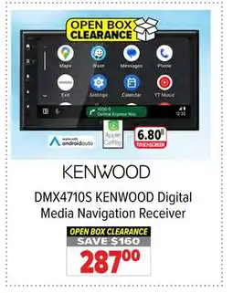 2001 Audio Video DMX4710S KENWOOD Digital Media Navigation Receiver offer