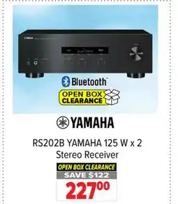 2001 Audio Video RS202B YAMAHA 125 W x 2 Stereo Receiver offer